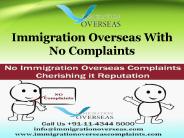 We have Received No Immigration Overseas Complaints.