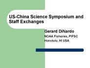 US-China Science Symposium and Staff Exchanges