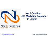 SEO Marketing Company in London