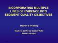 INCORPORATING MULTIPLE LINES OF EVIDENCE INTO SEDIMENT QUALITY OBJECTIVES PowerPoint PPT Presentation