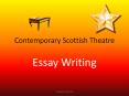 Contemporary Scottish Theatre PowerPoint PPT Presentation