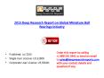 Worldwide Miniature Ball Bearings Market Research 2015-20 PowerPoint PPT Presentation