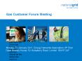 Gas Customer Forum Meeting PowerPoint PPT Presentation