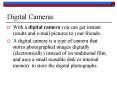 Digital Cameras PowerPoint PPT Presentation