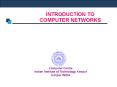 INTRODUCTION TO COMPUTER NETWORKS PowerPoint PPT Presentation