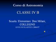 Corso di Astronomia
