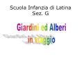 Scuola Infanzia di Latina Sez. G PowerPoint PPT Presentation
