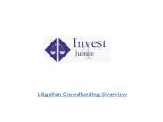 Litigation Crowdfunding Overview