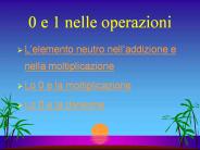 0 e 1 nelle operazioni