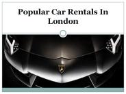 Luxury Car Hire London