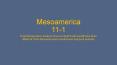 Mesoamerica 11-1 PowerPoint PPT Presentation