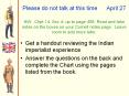 Please do not talk at this timeApril 27 HW: Chpt 14, Sec 4- up to page 456. Read and take notes on the boxes on your Cornell notes page. Leave room to add more later. PowerPoint PPT Presentation
