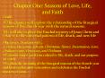 Chapter One: Seasons of Love, Life, and Faith PowerPoint PPT Presentation