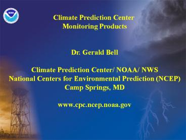 Climate Prediction Center