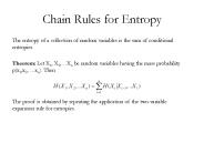 Chain Rules for Entropy