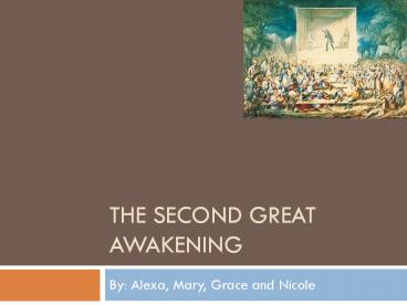 The Second Great Awakening