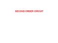 SECOND ORDER CIRCUIT PowerPoint PPT Presentation