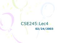 CSE245:Lec4