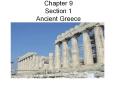 Chapter 9 Section 1 Ancient Greece PowerPoint PPT Presentation