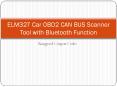 ELM327 Car OBD2 CAN BUS Scanner Tool with Bluetooth Function PowerPoint PPT Presentation