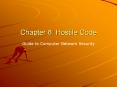 Chapter 6: Hostile Code PowerPoint PPT Presentation