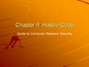 Chapter 6: Hostile Code