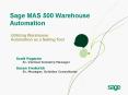Sage MAS 500 Warehouse Automation PowerPoint PPT Presentation