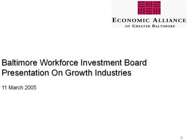 Baltimore Workforce Investment Board