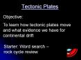 Tectonic Plates PowerPoint PPT Presentation
