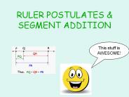 RULER POSTULATES