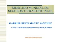 MERCADO MUNDIAL DE SEGUROS: CIFRAS OFICIALES