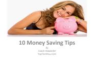 10 Money Saving Tips
