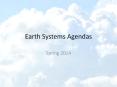 Earth Systems Agendas PowerPoint PPT Presentation