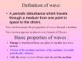 Definition of wave: PowerPoint PPT Presentation