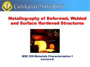 Metallography of Rolled Metals