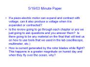 5/19/03 Minute Paper