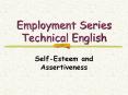 Employment Series Technical English PowerPoint PPT Presentation