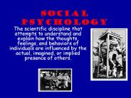 Social psychology