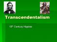 Transcendentalism PowerPoint PPT Presentation