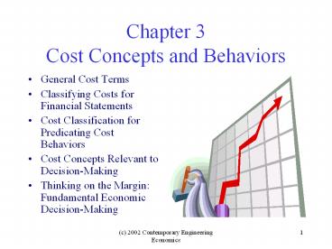 Chapter 3 Cost Concepts and Behaviors presentation | free to view
