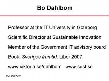 Professor at the IT University in G