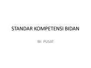 STANDAR KOMPETENSI BIDAN