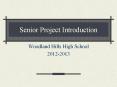 Senior Project Introduction PowerPoint PPT Presentation