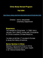 China Study Abroad Program
