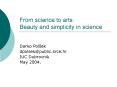 From science to arts: Beauty and simplicity in science PowerPoint PPT Presentation