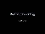 Medical microbiology