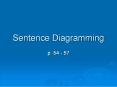 Sentence Diagramming PowerPoint PPT Presentation