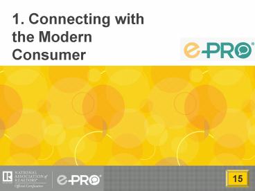 1. Connecting with the Modern Consumer