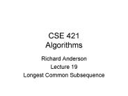 CSE 421 Algorithms