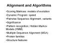 Alignment and Algorithms PowerPoint PPT Presentation